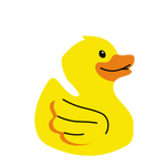 cartoon rubber ducky icon